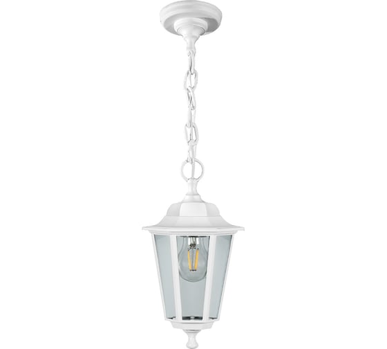 Изображение товара Садово-парковый светильник на цепочке FERON 325 мм, 60W 230V E27 белый, НСУ 06-60-001 32270