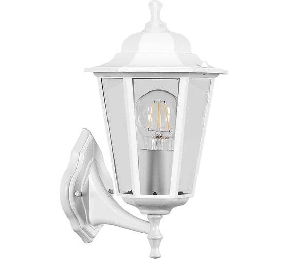 Изображение товара Садово-парковый светильник FERON НБУ 06-60-001, 6-ти гранник 60W E27 230V, белый 32268