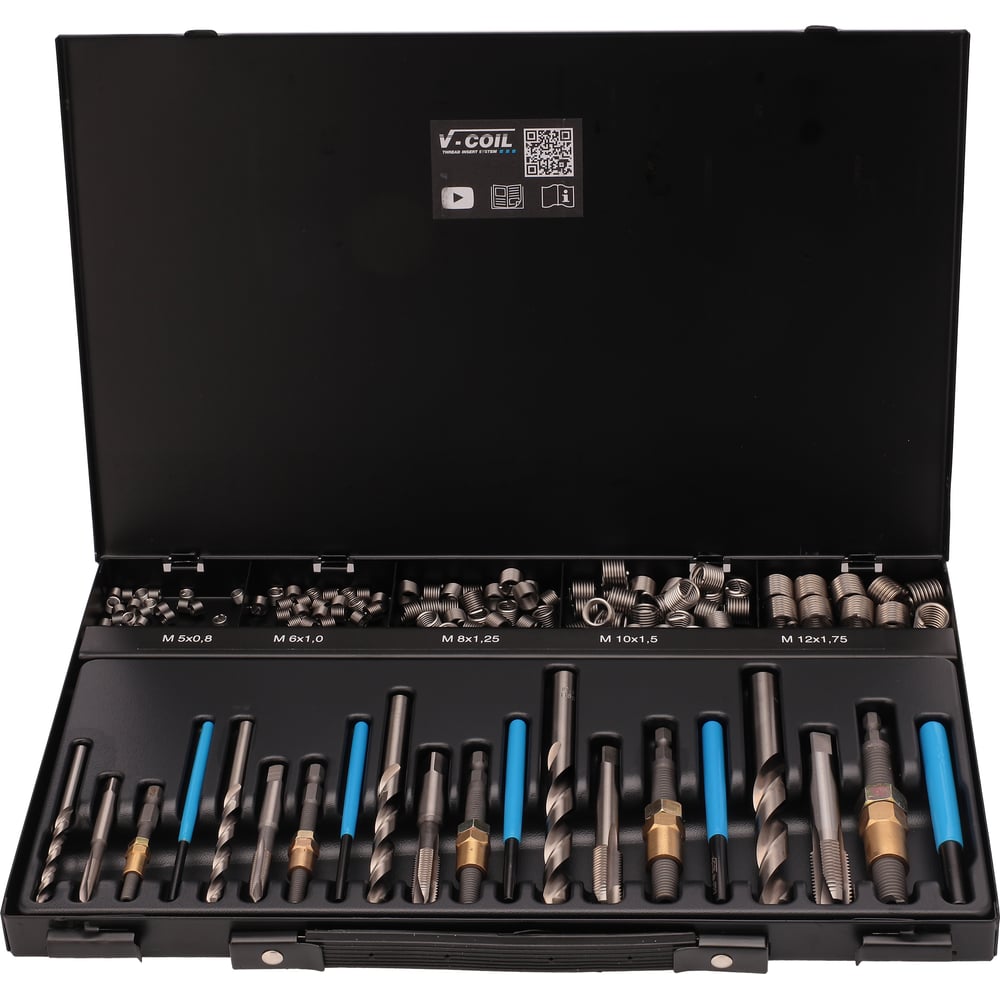 Изображение товара Набор для восстановления резьбы VOLKEL VC87 M5-M12 130 предметов