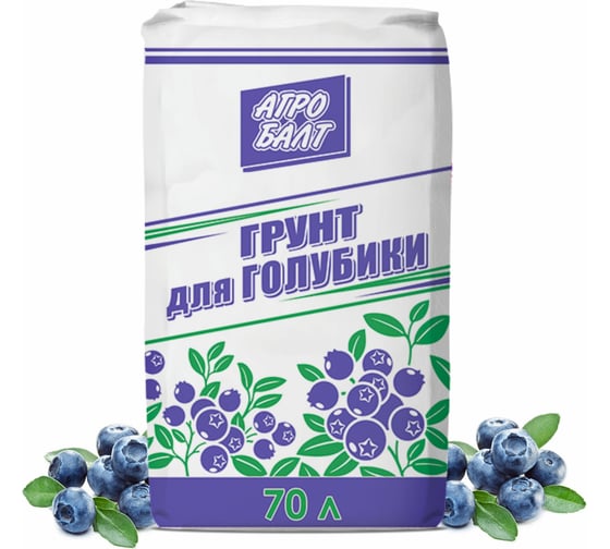 Изображение товара Грунт для рассады голубики Агробалт 70 л GR001GG-70