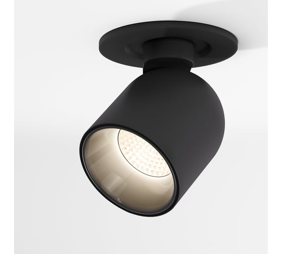 Изображение товара Встраиваемый светодиодный светильник Elektrostandard spot черный 25093/led a065457