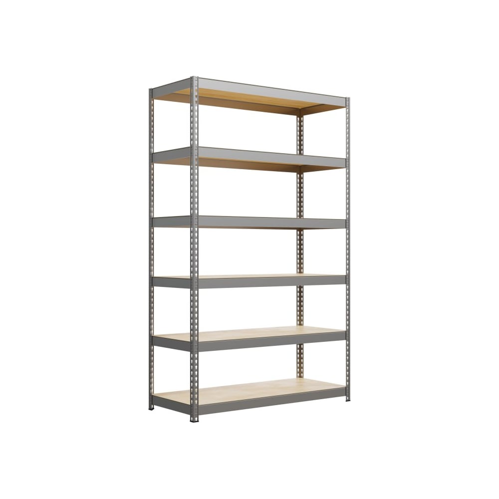 Изображение товара Стеллаж IRONMEBEL optimus hook pro 2500x1800x500 мм, 6 ярусов M-СГРФОЦ2500х1800х500х6