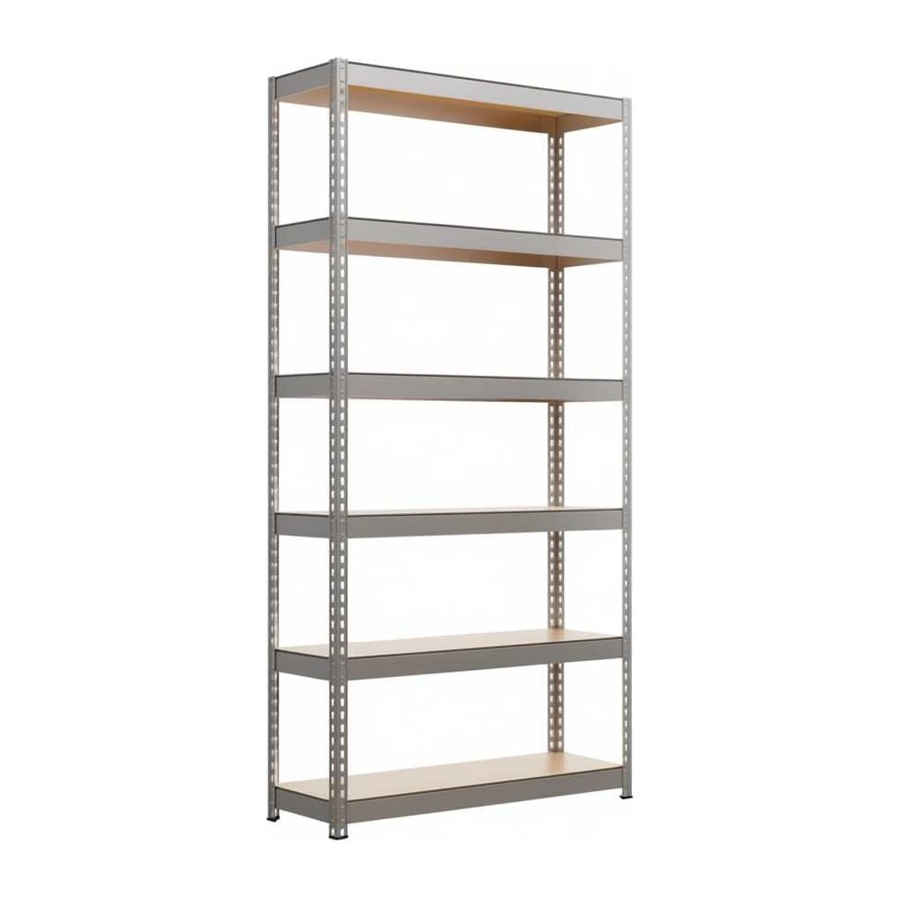 Изображение товара Стеллаж IRONMEBEL optimus hook pro 2500x1800x600 мм, 6 ярусов M-СГРФОЦ2500х1800х600х6