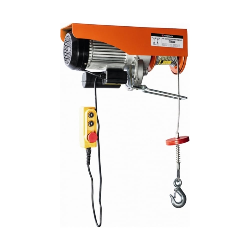 Изображение товара Электрическая мини таль Сибталь PA 600/1200 20 м грузоподъемность 1200 кг