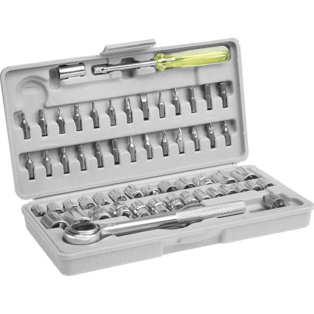 Изображение товара Автомобильный набор инструментов ТУНДРА в кейсе 59 предметов