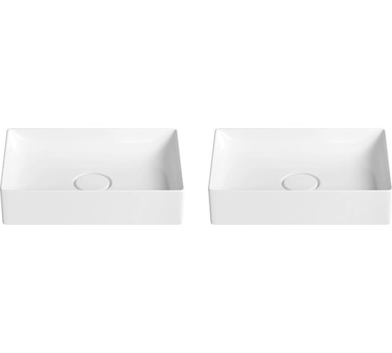 Изображение товара Накладная раковина для ванной Wellsee Pure BY в наборе 2 в 1 150702001