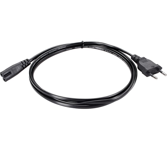Изображение товара Кабель для аудио-видео техники Telecom iec-320-c7 2-pin, 1.8m, черный, медь TE023-CU0.5-1.8M
