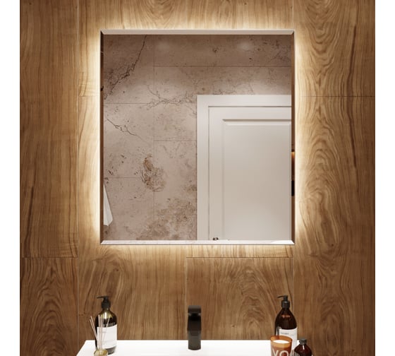 Изображение товара Зеркало Mebelvann БЕЛЛАДЖИО 800x600 (серебро) Z_BLJ_SL_800х600