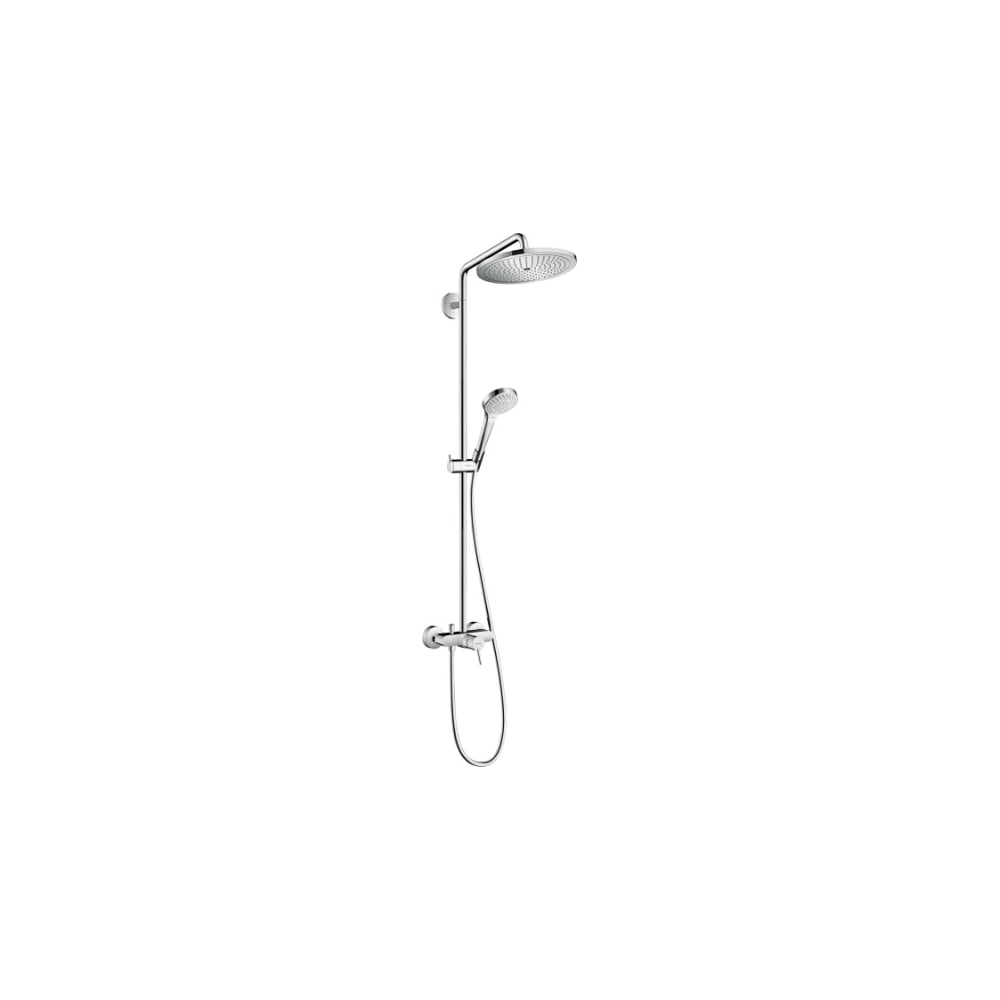 фото Душевая система hansgrohe 26791000 croma select 280 1jet showerpipe 00000053953