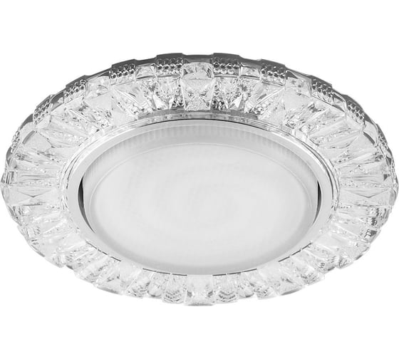 Изображение товара Встраиваемый светильник FERON со светодиодной подсветкой, хром, CD4023 29476