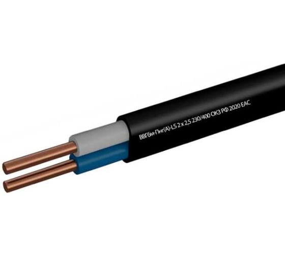 Изображение товара Кабель ВВГбм-Пнг(A)-LS Мастер Тока 2x2.5 черный (5) МТ0264