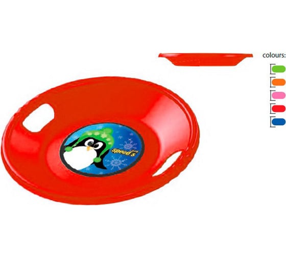 Изображение товара Ледянка Rusconnect Isto speed s 560х70 мм, красный 612254