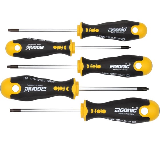 Изображение товара Набор отверток PZ/Tx Felo Ergonic, 5 шт 40195148