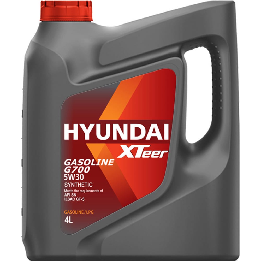 Моторное масло синтетическое gasoline g700 5w30 sn, 4 л hyundai xteer 1041135 - фото 1