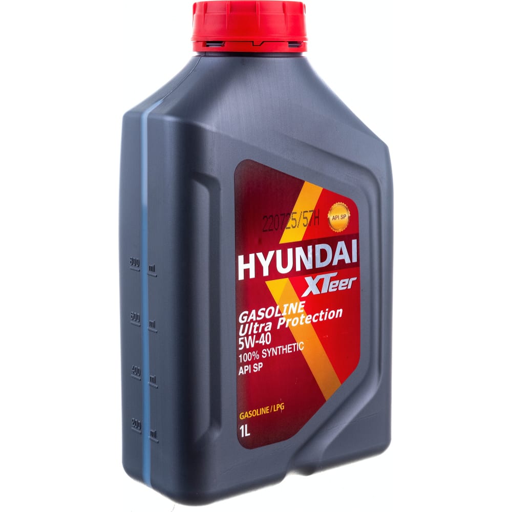 Моторное масло синтетическое gasoline ultra protection 5w40 sn, 1 л hyundai xteer 1011126 - фото 1