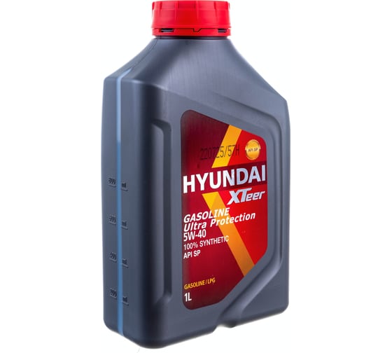 Изображение товара Моторное масло синтетическое Gasoline Ultra Protection 5W40 SN, 1 л HYUNDAI XTeer 1011126