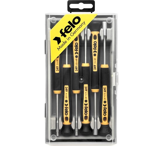 Изображение товара Набор отверток-торцевых ключей для точных работ Felo 6 шт. 24996166