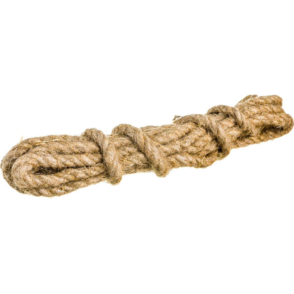 Крученая льнопеньковая веревка ЩИТ веревка хлопчатобумажная сибшнур 6 мм 20 м уп