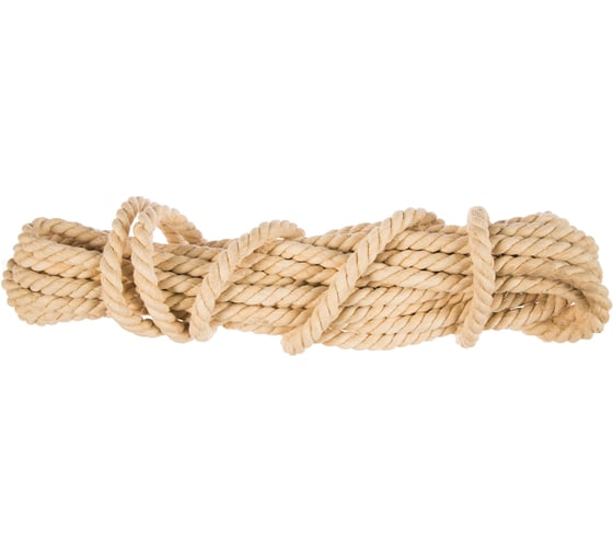 Изображение товара Веревка х/б ЩИТ D 14 мм L 11 м кр.370 кгс