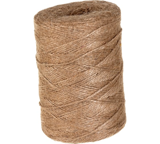 Изображение товара Джутовый шпагат ЩИТ ШД 1,2 ктекс П 2 пол. 2-ниточный в боб. по 0,5 кг в термопленке ШД ШД 1,2 ктекс П 2 пол. 2-н в б.. по 0,5 кг в термо