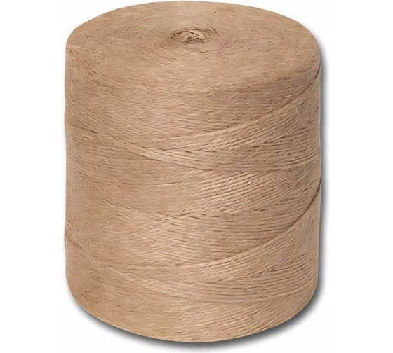 Изображение товара Джутовый шпагат ЩИТ ШД 1,2 ктекс П 2 пол. 2-ниточный в боб. по 1,5 кг в термопленке