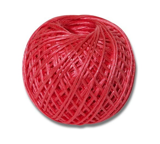 Изображение товара Полипропиленовый шпагат ЩИТ ПП 1000 текс в боб. по 0,2 кг красный