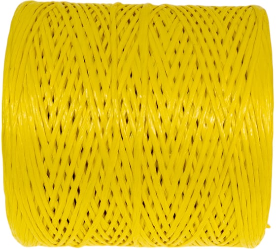 Изображение товара Полипропиленовый шпагат ЩИТ ПП 1600 текс в боб. по 1 кг желтый
