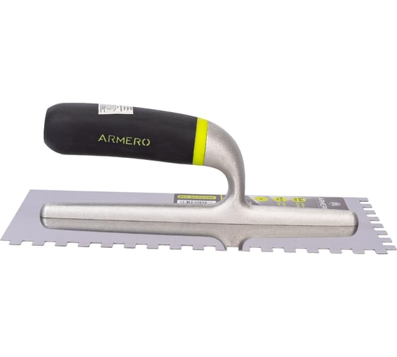 Изображение товара Гладилка 280х130мм, зуб 8х8мм, нержавеющая сталь ARMERO A231/288