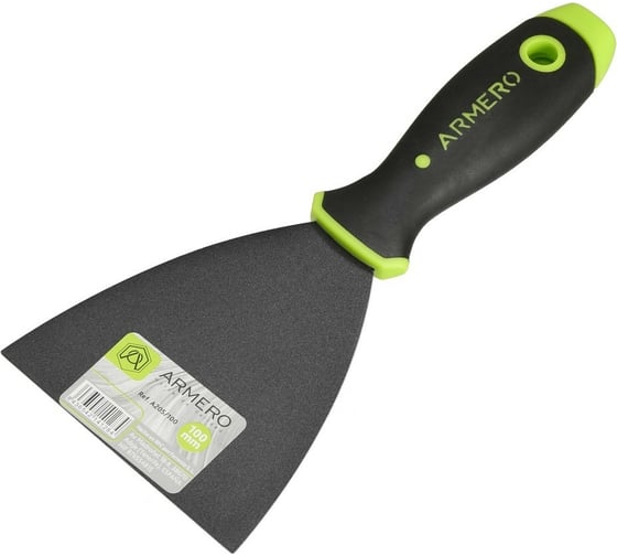 Изображение товара Малярный шпатель жесткий Armero 100мм, тефлон A205/100