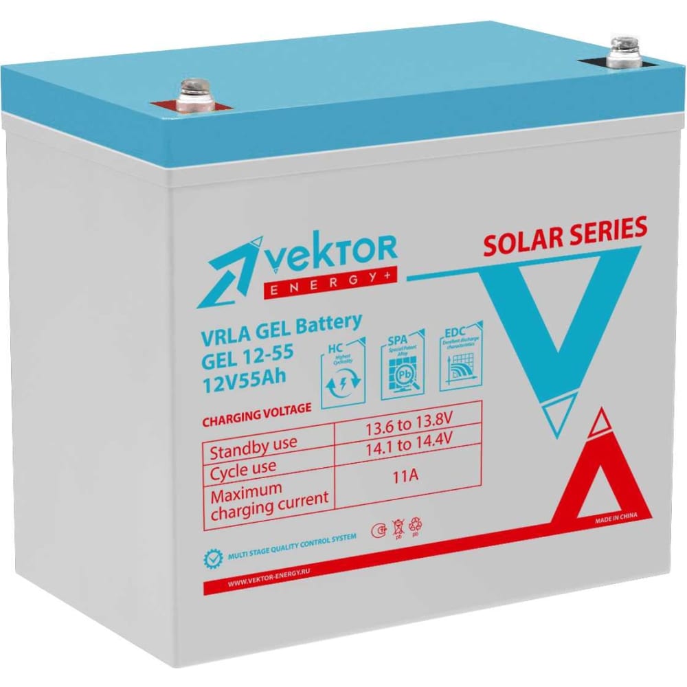 Аккумуляторная батарея Vektor Energy помпа аккумуляторная energy en 011e 106548