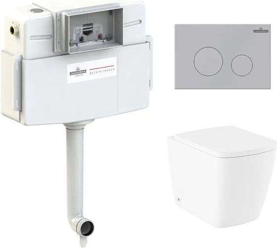 Изображение товара Унитаз приставной Lavinia Boho Aveo Rimless в комплекте 4 в 1 77060259