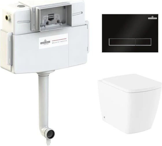 Изображение товара Унитаз приставной Lavinia Boho Aveo Rimless в комплекте 4 в 1 77060256