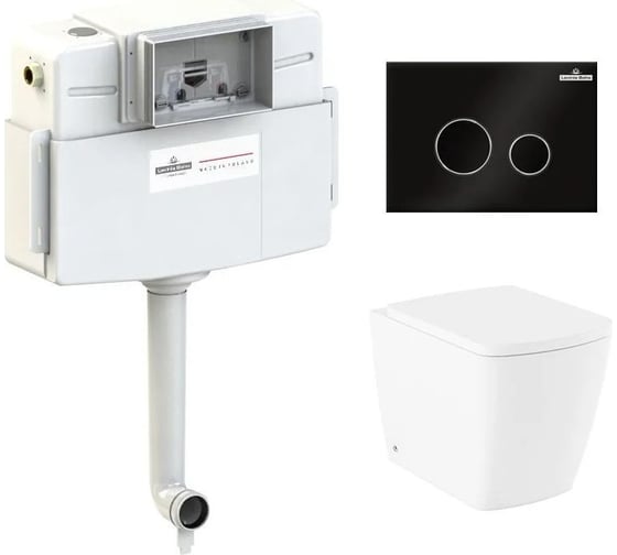 Изображение товара Унитаз приставной Lavinia Boho Aveo Rimless в комплекте 4 в 1 77060264