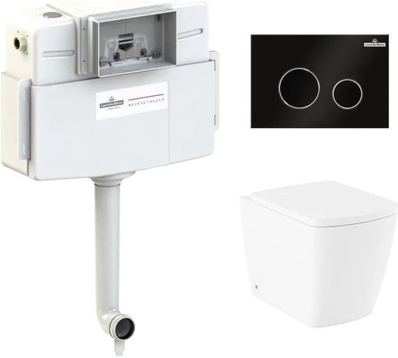 Изображение товара Унитаз приставной Lavinia Boho Aveo Rimless в комплекте 4 в 1 77060260