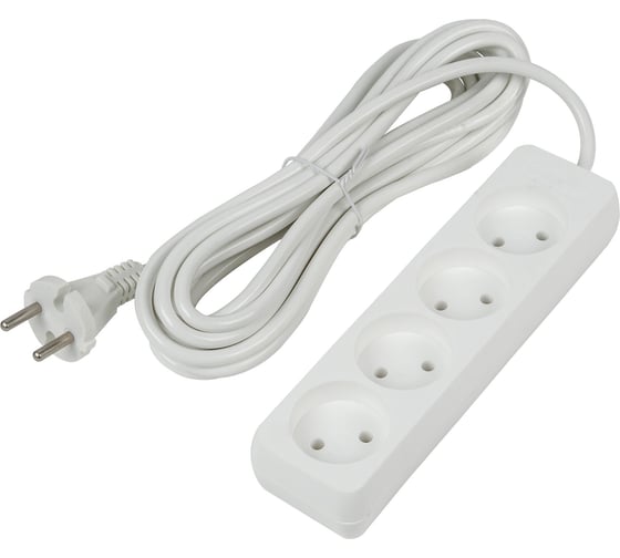 Изображение товара Удлинитель Uniel S-CU4-5 WHITE UL-00009989