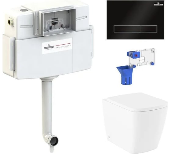 Изображение товара Унитаз приставной Lavinia Boho Aveo Rimless в комплекте 5 в 1 87060256