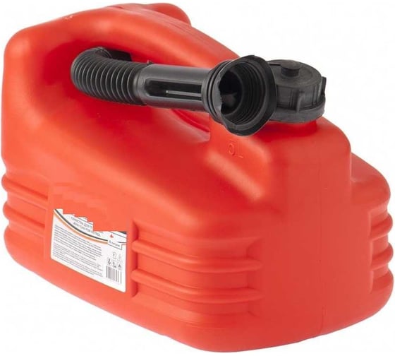 Изображение товара Канистра пластиковая с заливным устройством, 5 литров Pegas pneumatic 140556