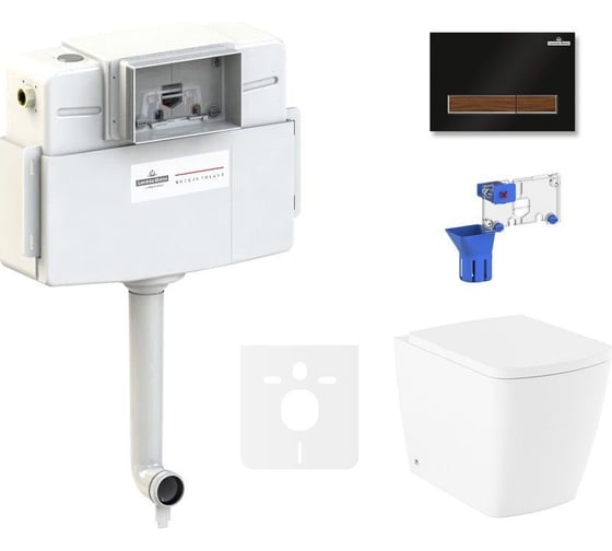 Изображение товара Унитаз приставной Lavinia Boho Aveo Rimless в комплекте 5 в 1 87551073