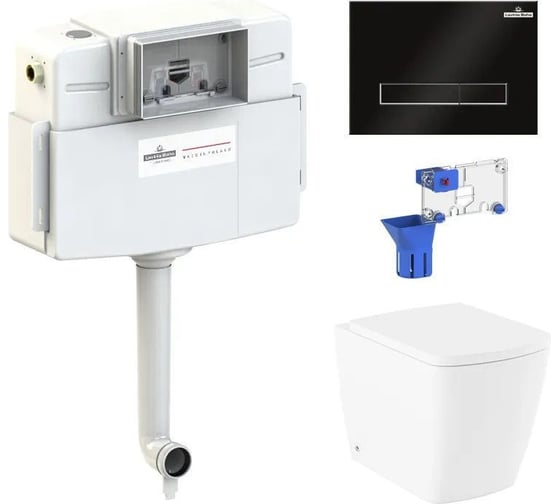 Изображение товара Унитаз приставной Lavinia Boho Aveo Rimless в комплекте 5 в 1 87060262