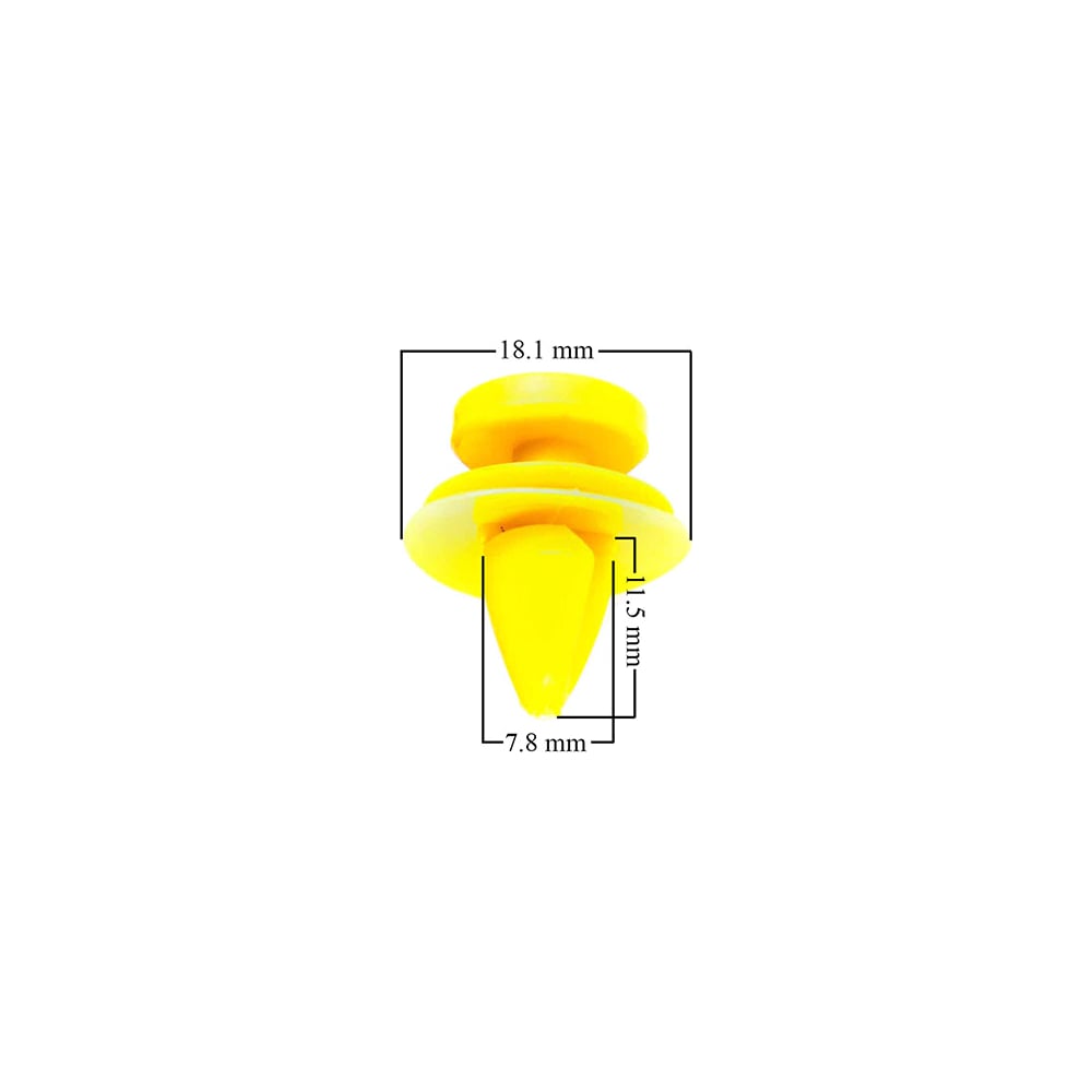 Универсальная клипса SKYWAY термошайба универсальная 50 шт желтый