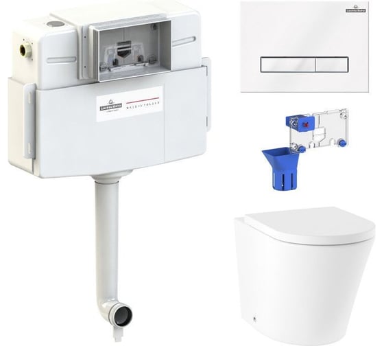 Изображение товара Унитаз приставной Lavinia Boho Biore в комплекте 5 в 1 87060237