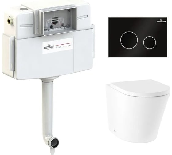 Изображение товара Унитаз приставной Lavinia Boho Biore в комплекте 4 в 1 77060236