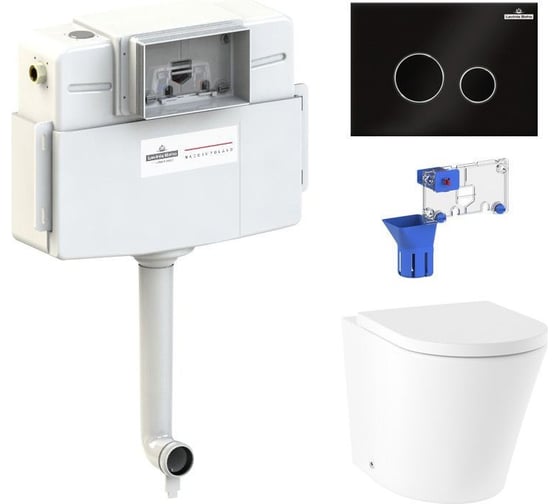 Изображение товара Унитаз приставной Lavinia Boho Biore в комплекте 5 в 1 87060240