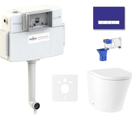 Изображение товара Унитаз приставной Lavinia Boho Biore в комплекте 5 в 1 87551037