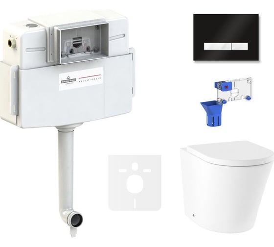 Изображение товара Унитаз приставной Lavinia Boho Biore в комплекте 5 в 1 87551041