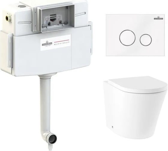 Изображение товара Унитаз приставной Lavinia Boho Biore в комплекте 4 в 1 77060239