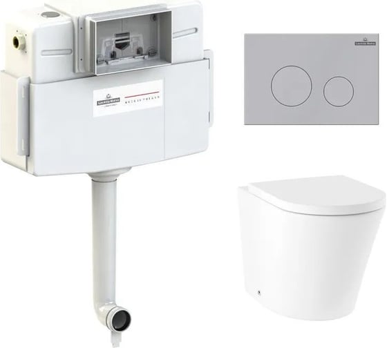 Изображение товара Унитаз приставной Lavinia Boho Biore в комплекте 4 в 1 77060235