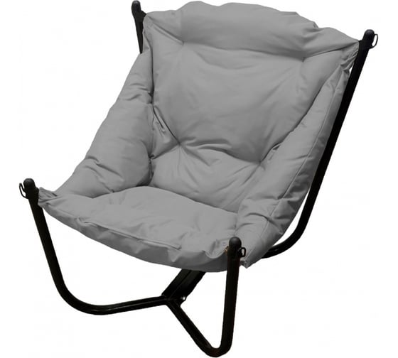 Изображение товара Кресло M-GROUP ЧИЛ, черное основание, серая подушка 12360409