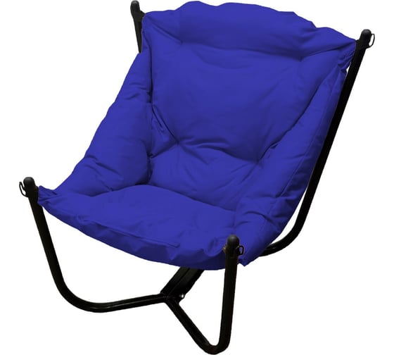 Изображение товара Кресло M-GROUP ЧИЛ, черное основание, синяя подушка 12360410