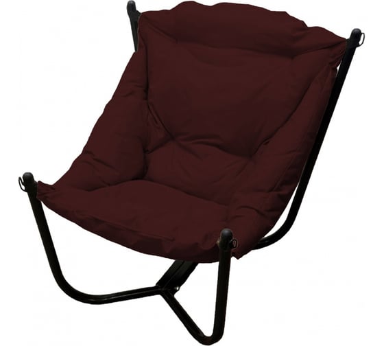 Изображение товара Кресло M-GROUP ЧИЛ, черное основание, бордовая подушка 12360402